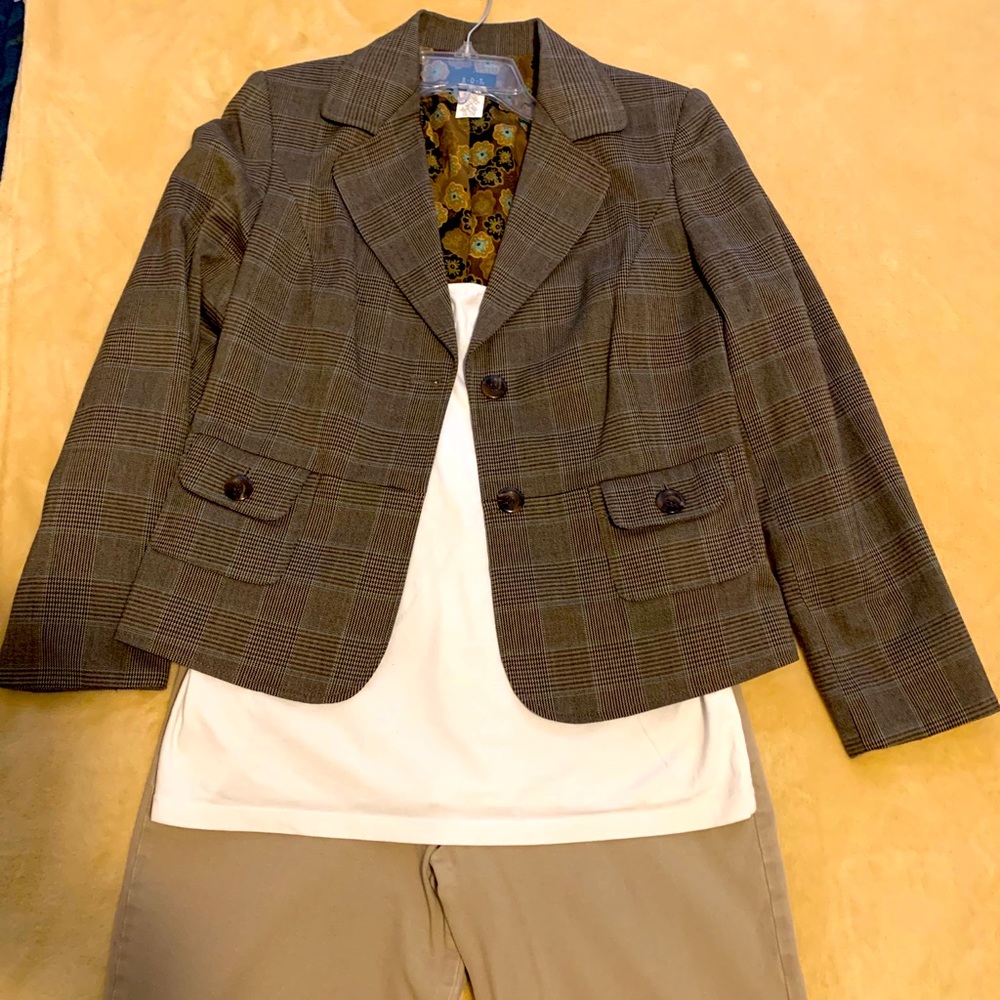 Plaid Blazer